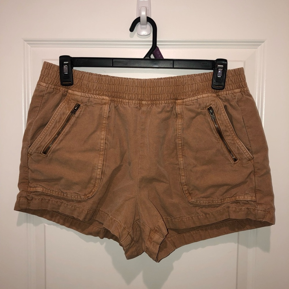 Aerie High Waist Shorts - Brown